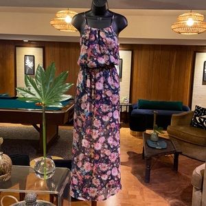 Floral Sleeveless Maxi Dress